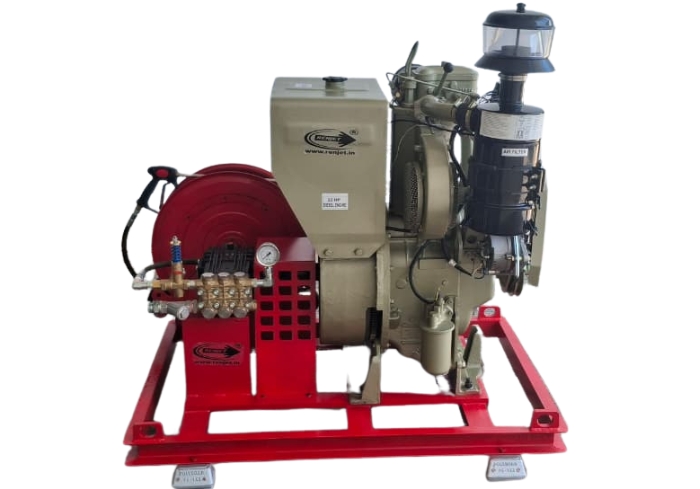 High Pressure Diesel Engine Cleaning System 22 HP (Model:  DCEF -  42 / 140)